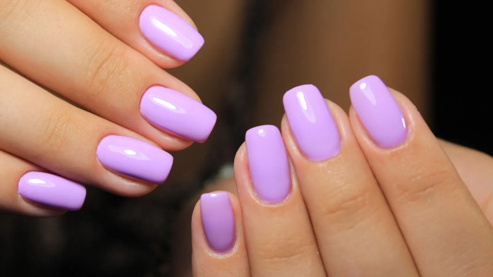 Light purple gel nails in Tustin CA
